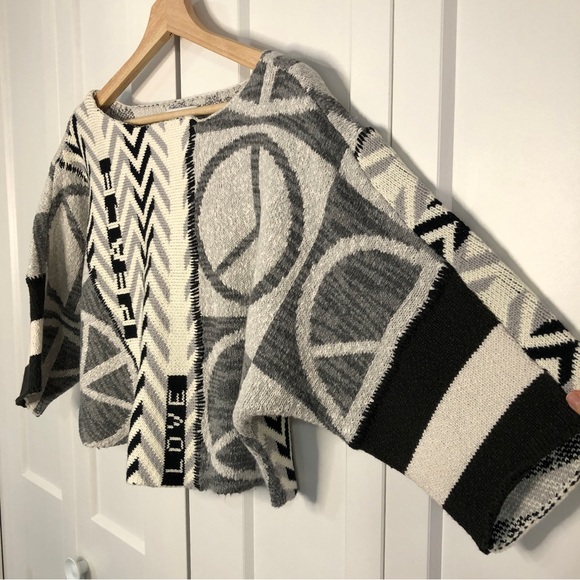 Urban Outfitters Peace and Love cropped sweater / M - Picture 5 of 8